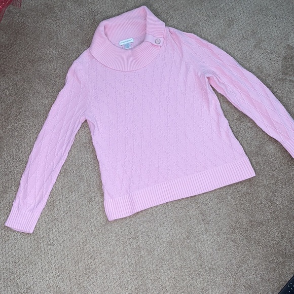 Christopher & Banks pink pullover sweater size large - Picture 8 of 8